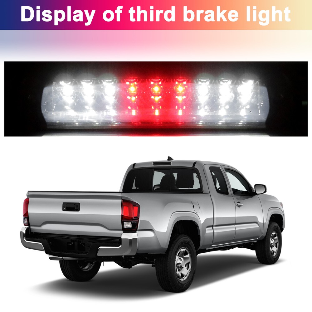High Power LED Smoke Lens Third Brake Light for 14-15 Ram 1500 2500 3500 in Black  