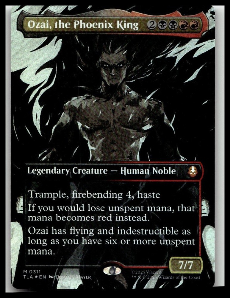 Ozai, the Phoenix King (0311) (Borderless) M Avatar: The Last Airbender 311 NM