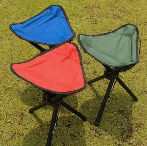Portable Folding Stool Tripod Chair Travel Fishing Camping Collapsible Seat