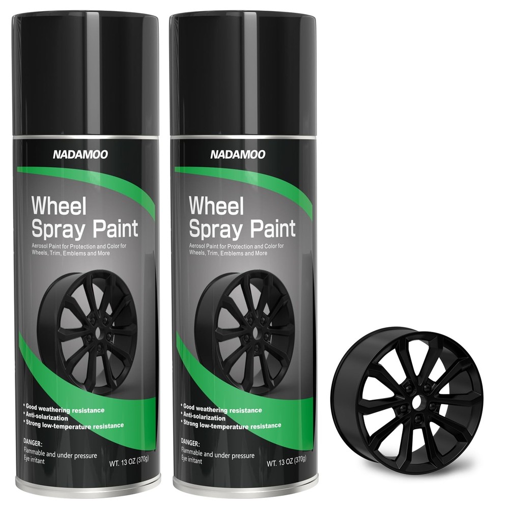 Aluminum Wheel Spray Paint, Car Rim Aerosol Paint for Recolor and Protection ...