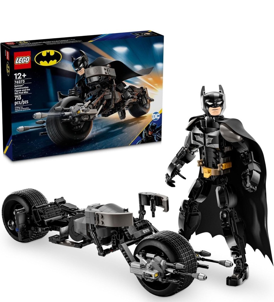 LEGO Batman Construction Figure with Bat-Pod Bike 76273 Super Heroes Set