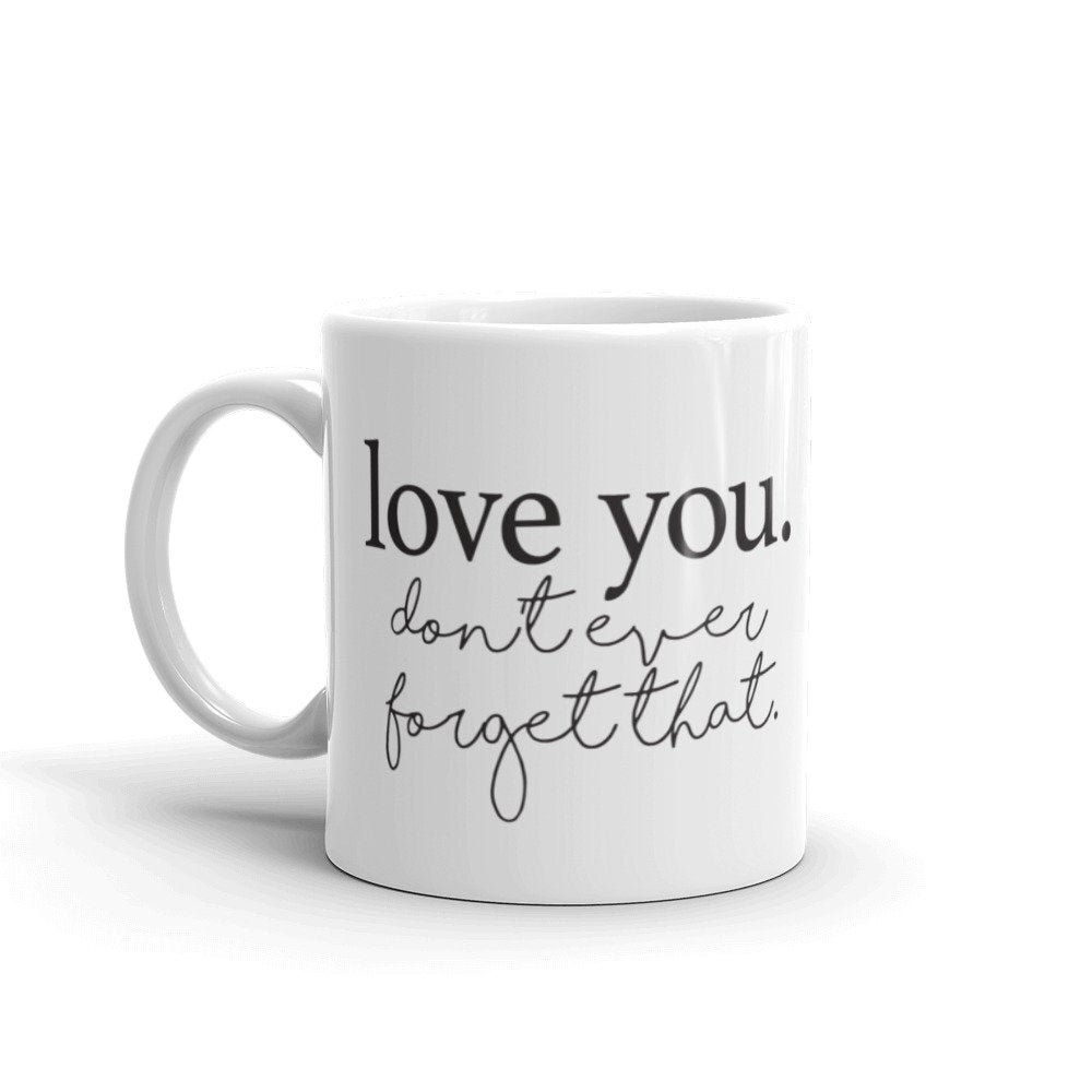 Romantic Long Distance Love You Mug Gift for Family and Couples  