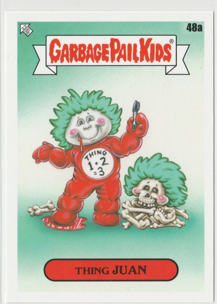 Thing Juan 48a Garbage Pail Kids GPK 2022 Book Worms Trading Card