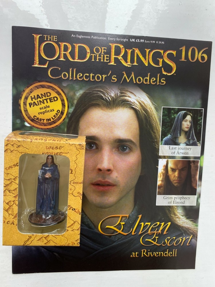 LORD OF THE RINGS COLLECTOR'S MODELS EAGLEMOSS ISSUE 106 ELVEN ESCORT FIGURE