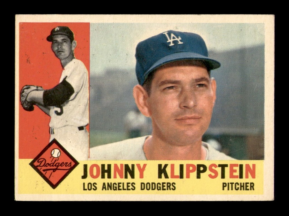 1960 Topps #191 Johnny Klippstein EX-MINT Baseball Card OBGcards