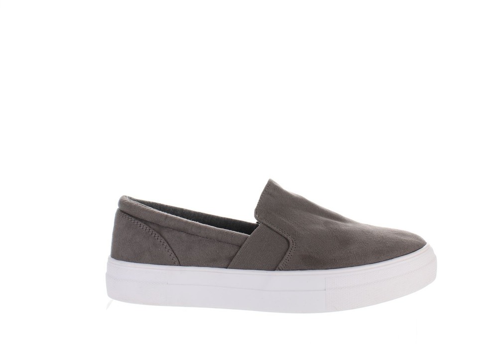 DailyShoes Womens Canopy Gray Casual Flats Size 11