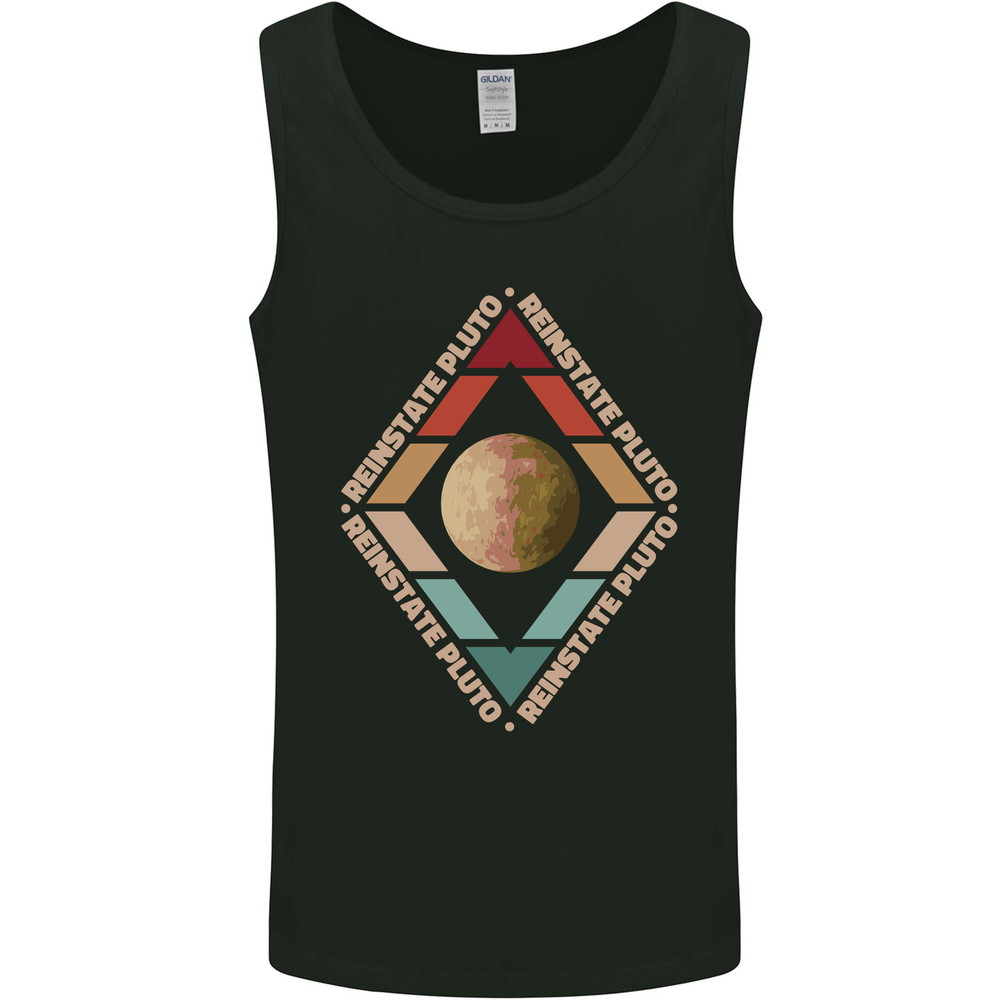 Reinstate Pluto Funny Astronomy Mens Vest Tank Top