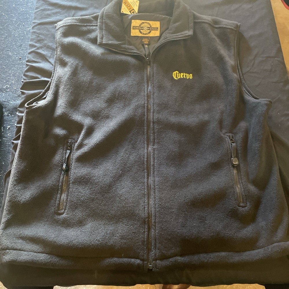 North End All Climate Wear Men's X-Large Black Hilti Fleece Vest Jose Cuervo Emb