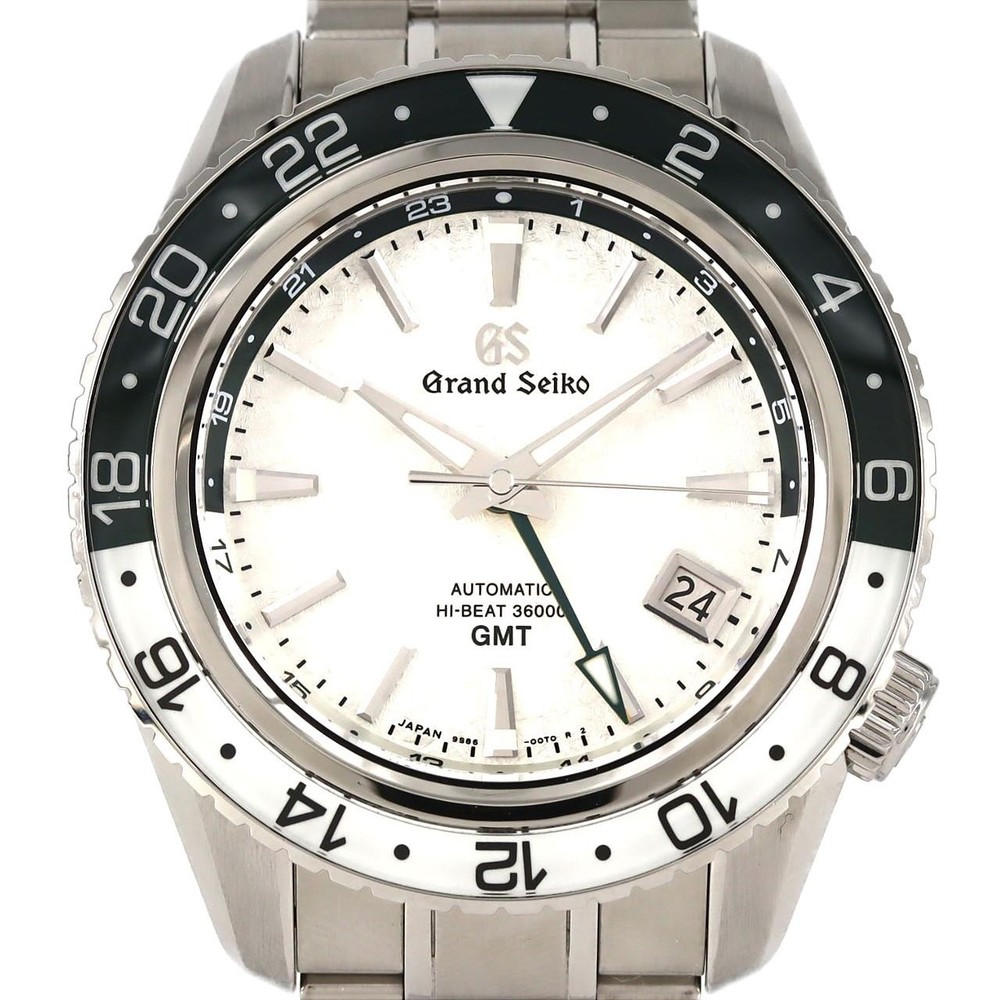 Authentic Seiko Grand Seiko Sports Collection GMT 9S86-00K0/SBGJ277 Stainles...