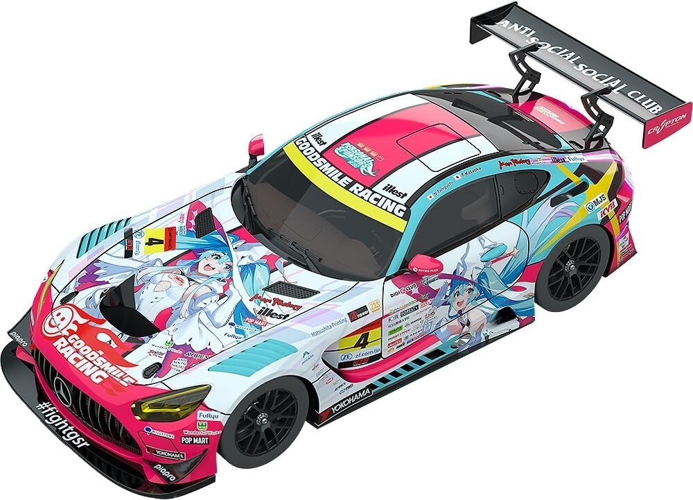 Hatsune Miku GT Project 1/64 Good Smile AMG 2024 Opening Game Ver. Minicar New