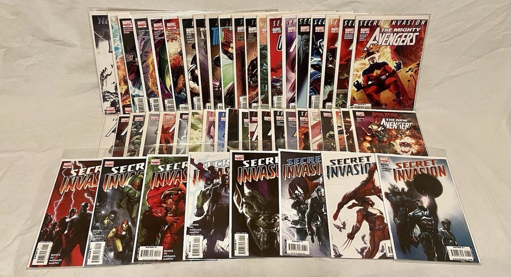 Huge Marvel Comics Secret Invasion Lot Crossover Includes #1-8