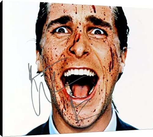 Christian Bale Photoboard Wall Art - American Psyco