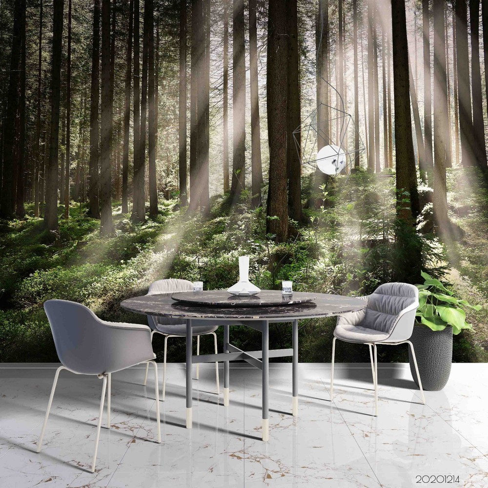 3D Forest Sunshine Landscape Wall Murals Wallpaper Murals Wall Sticker