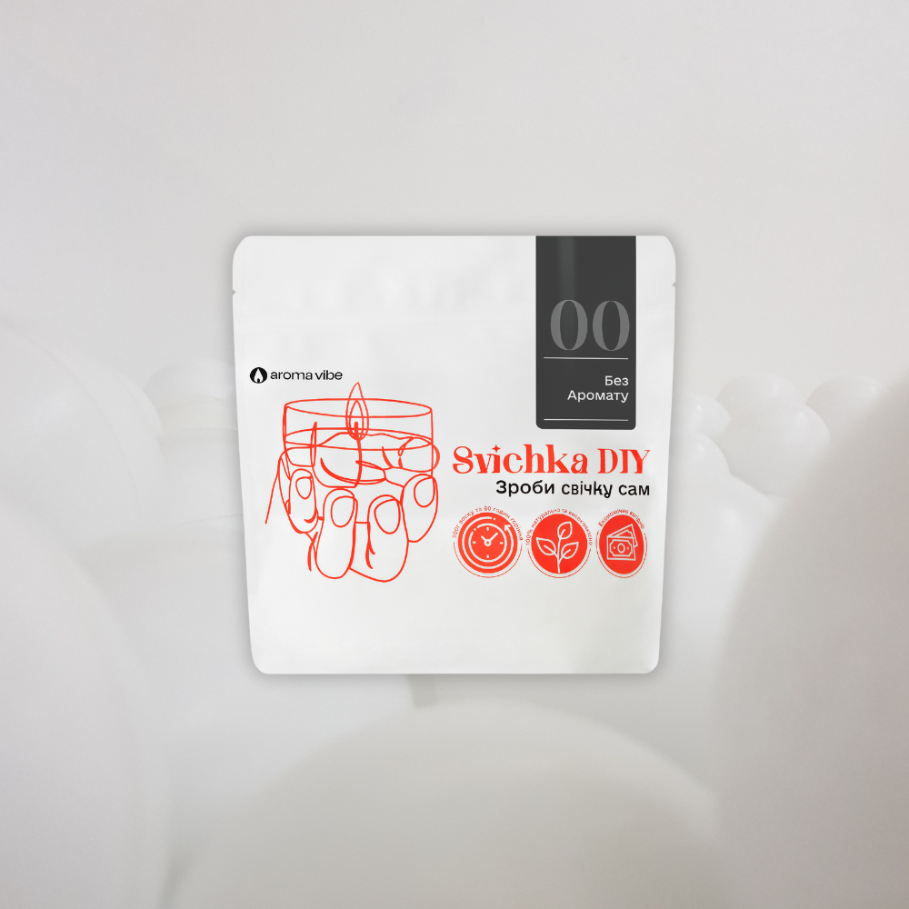 DIY Candle Kit. Natural Soy Wax | No aroma | Make Your Own Candle