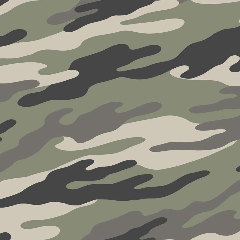 2-Way Stretch Camo Printed Hacci Poly Rayon Spandex Fabric
