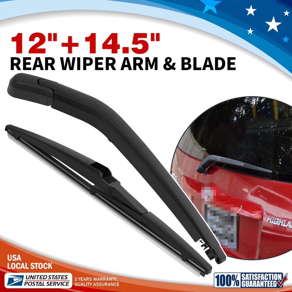 New Rear Windshield Wiper Arm Blade Set 12