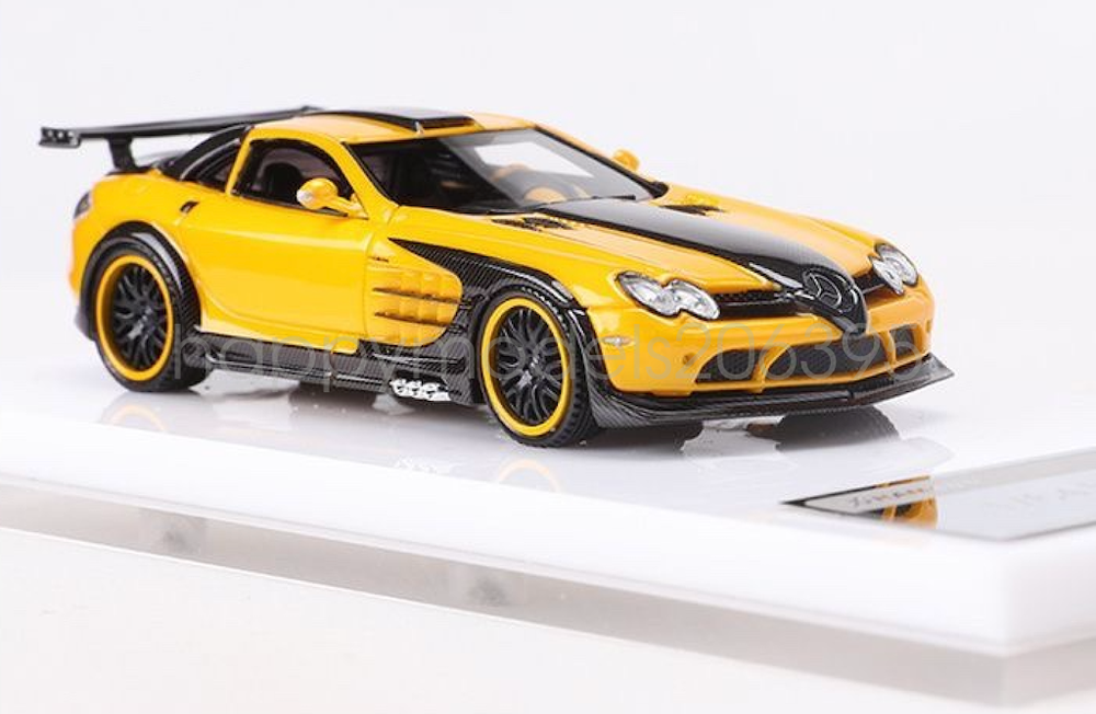 VMB 1:64 Scale Yellow Benz SLR Hamann Coupe Racing Sport Diecast Resin Model