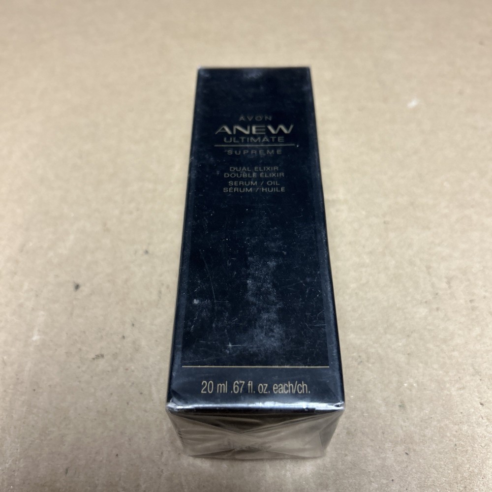 Avon ANEW Ultimate Supreme Anti-Aging Dual Elixir Serum Oil 0.67 oz Sealed