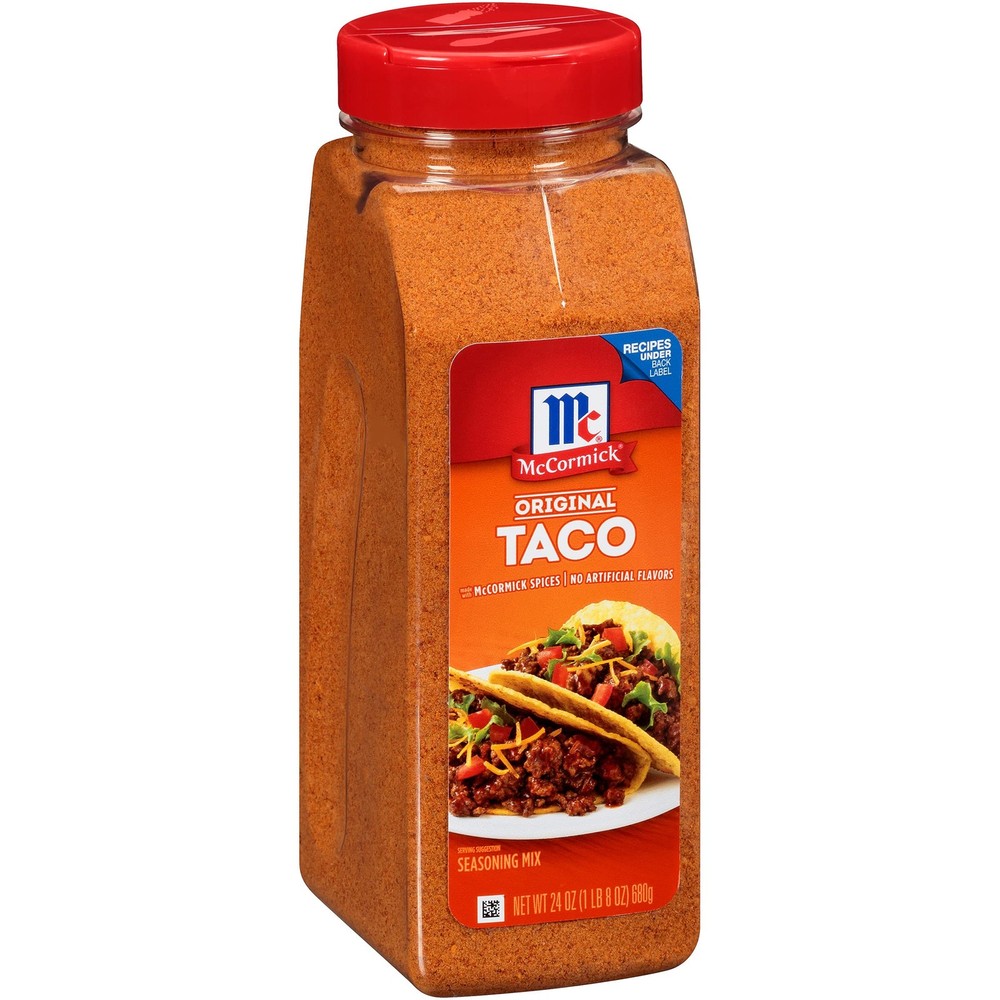 McCormick Original Taco Seasoning Mix, 24 oz 24 Ounce (Pack of 1), red