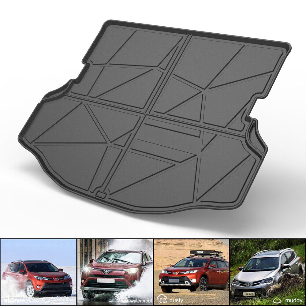 Alfombrilla de piso para maletero de carga para Toyota RAV4 RAV-4 2013-2018