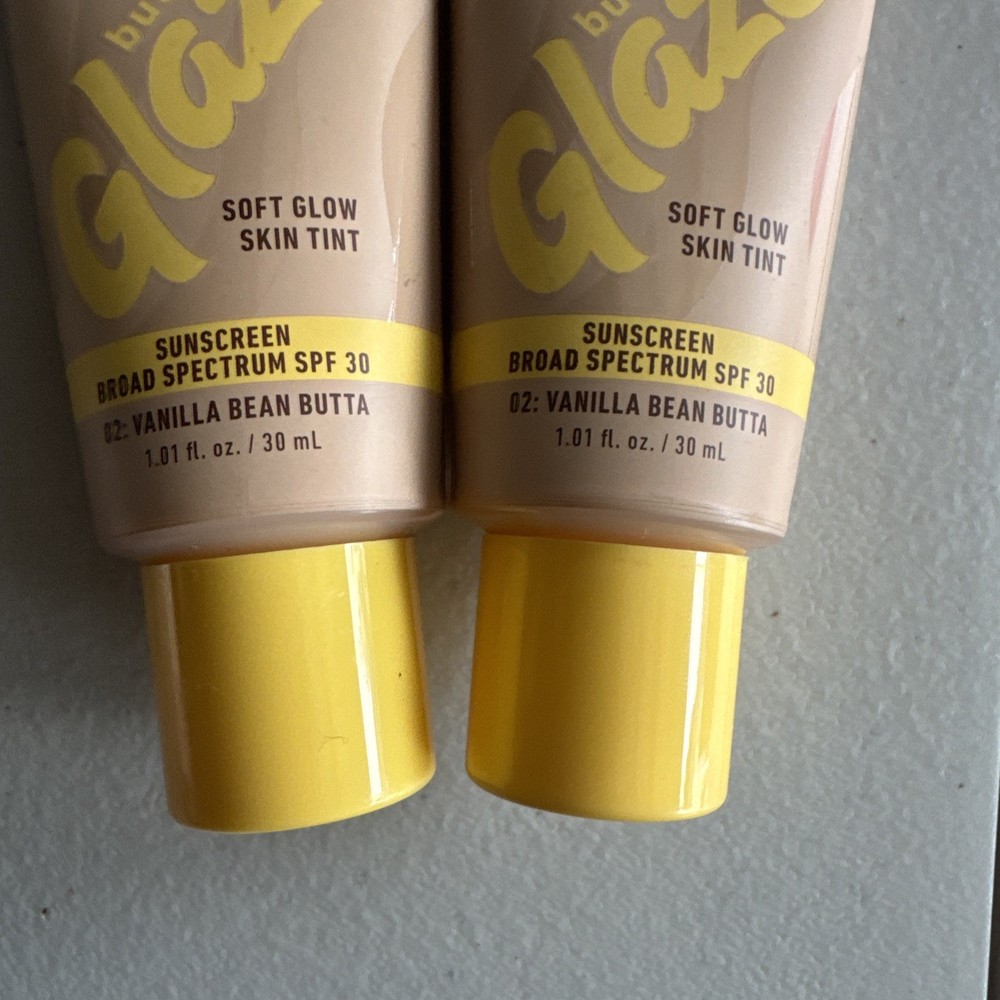 2x nyx buttermelt glaze Soft Glow Skin Tint  02 Vanilla Bean Butta
