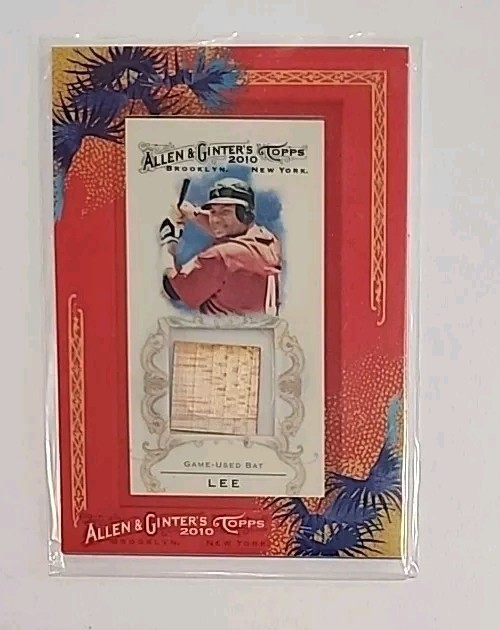 2010 Allen & Ginter Carlos Lee #AGR-CL (Game Used Bat)