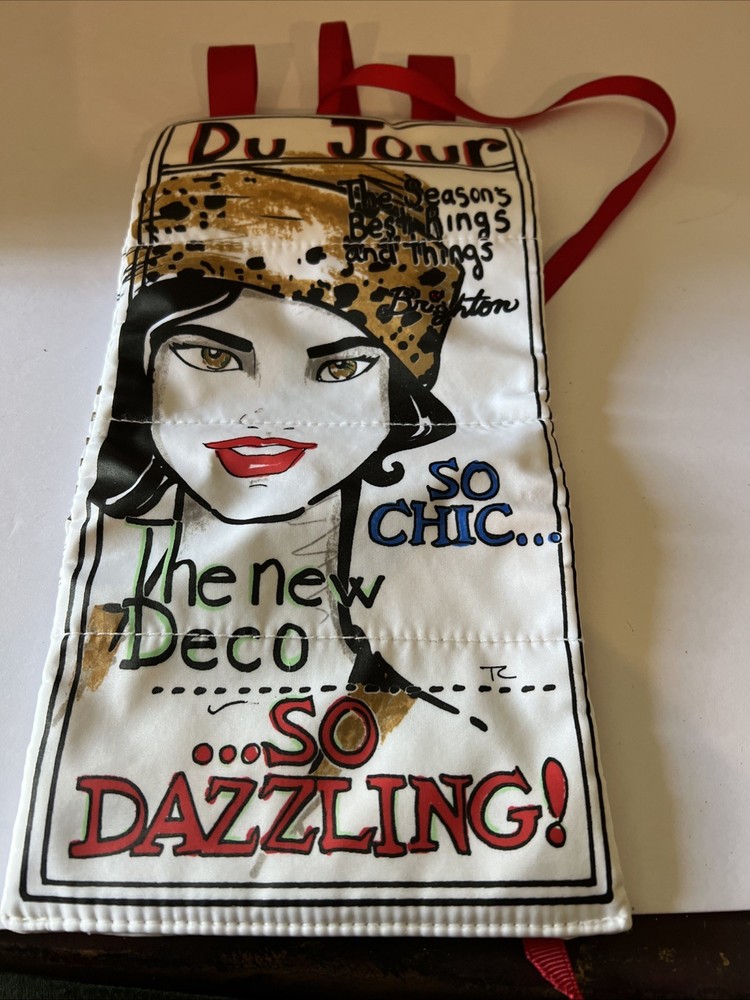 Brighton 12 Inch Chic Du Jour Jewelry Roll Travel Case with Ring Holder