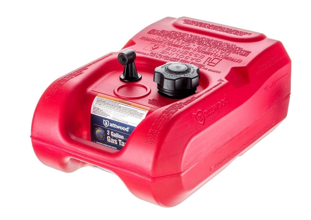 Attwood 8803LP2 EPA Certified 3 Gallon Portable Fuel Tank