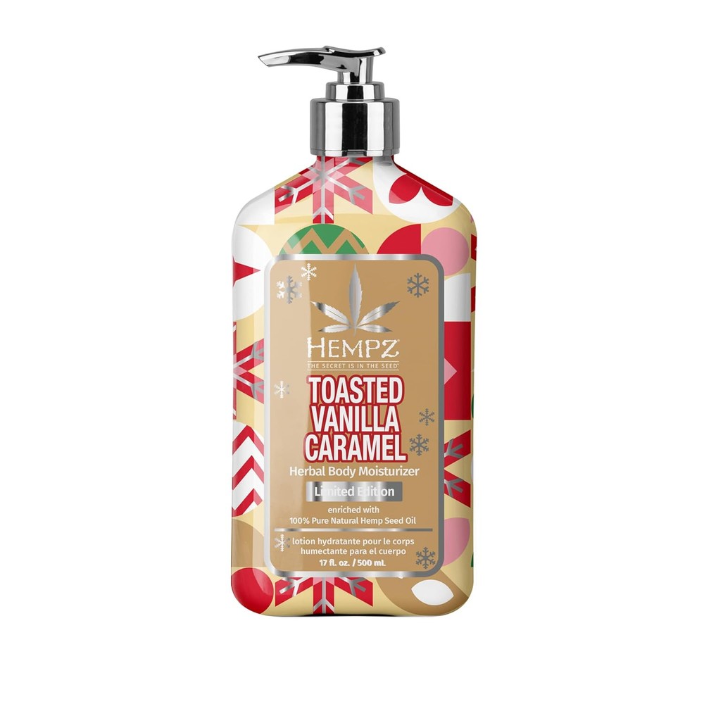 Hempz Toasted Vanilla Caramel Body Lotion, Moisturizer 17 Fl Oz (Pack of 1)