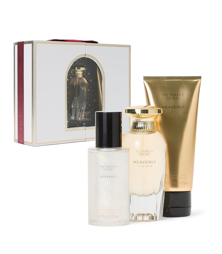 Victoria's Secret Heavenly 3 Piece Luxe Fragrance Gift Set