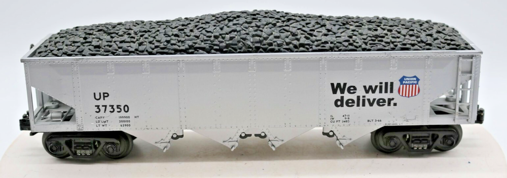 MTH Railking Union Pacific We will deliver 4-bay Hopper train w/Coal LN O 1:48
