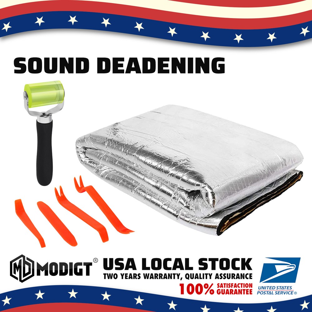 Sound Deadener Heat Insulation Mat For Car Hoods Engines Doors Floor Roof 197mil