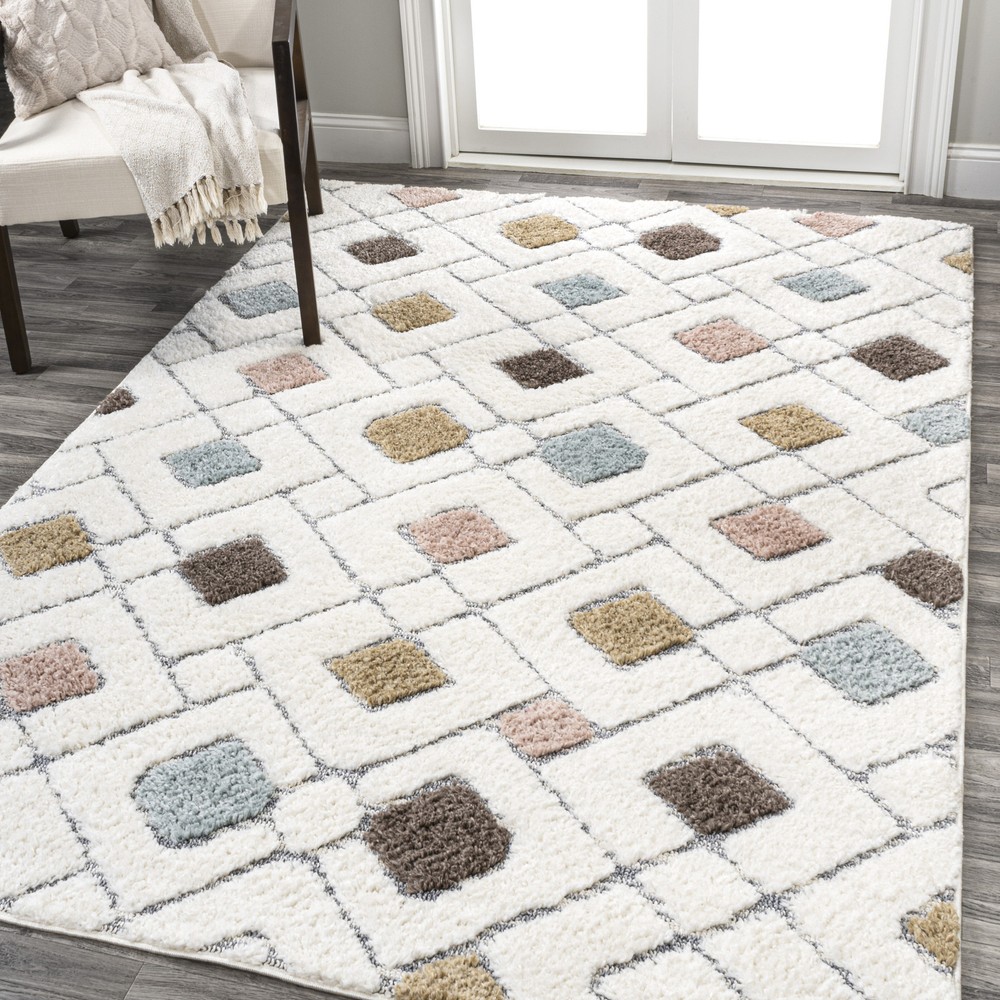 Jonathan Y Lighting Santa Theresa 3x5 Fluffy Shag Rug