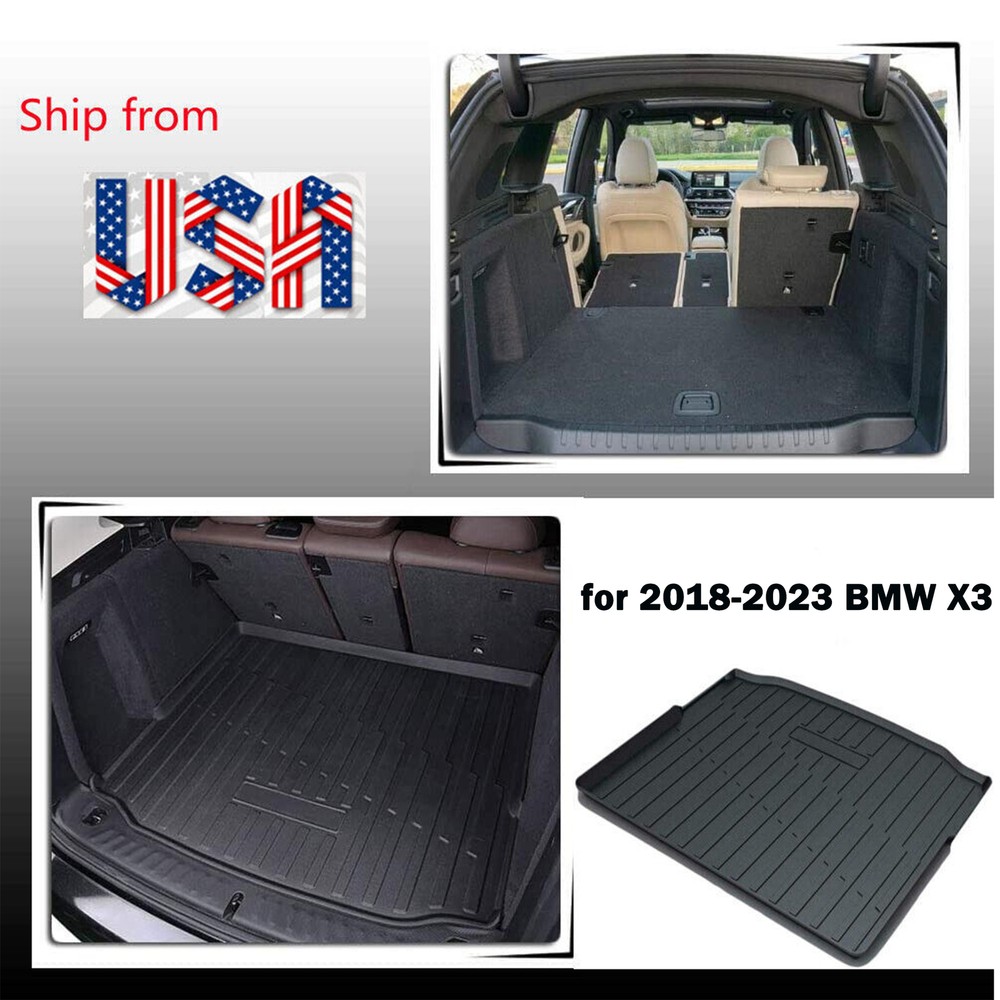 Waterproof TPO Cargo Trunk Tray Liner for 2018-2023 BMW X3 Non-Hybrid