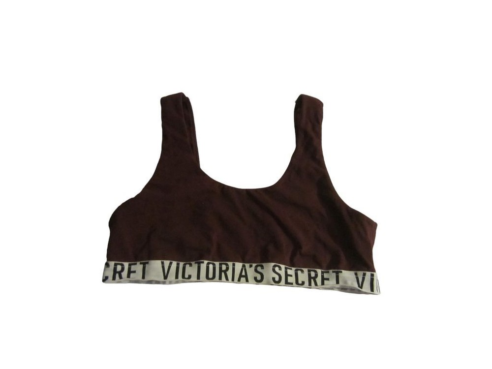 Victoria's Secret Brown Cotton Blend Women's Sports Bra Size M