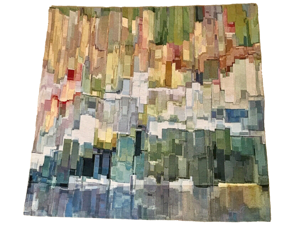 GLACIER BAY III Contemporary Tapestry Wall Hanging