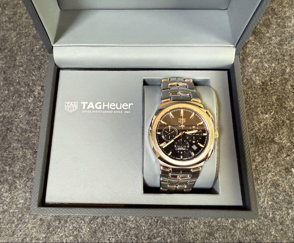 TAG Heuer Link Chronograph Calibre 17 Black Dial Men's Watch 14164