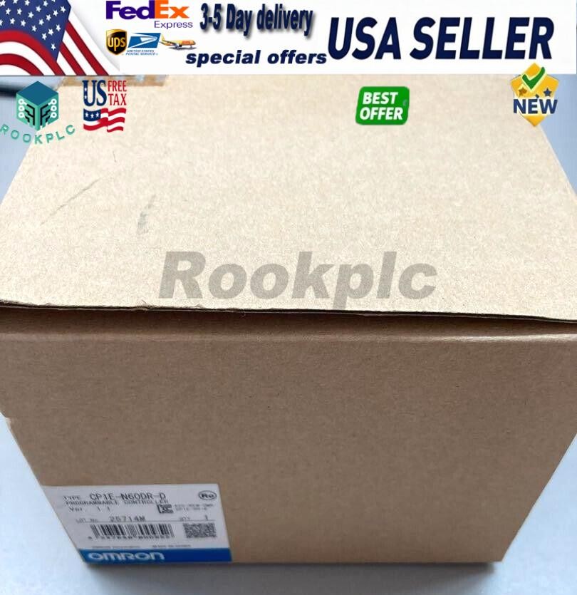 New Omron CP1E-N60DR-D Programmable Controller CP1EN60DRD