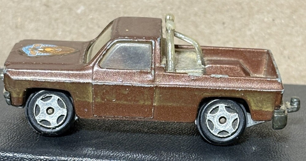 Vintage 1982 ERTL The Fall Guy GMC Pickup Truck 1/64 Hong Kong Lee Majors Beater