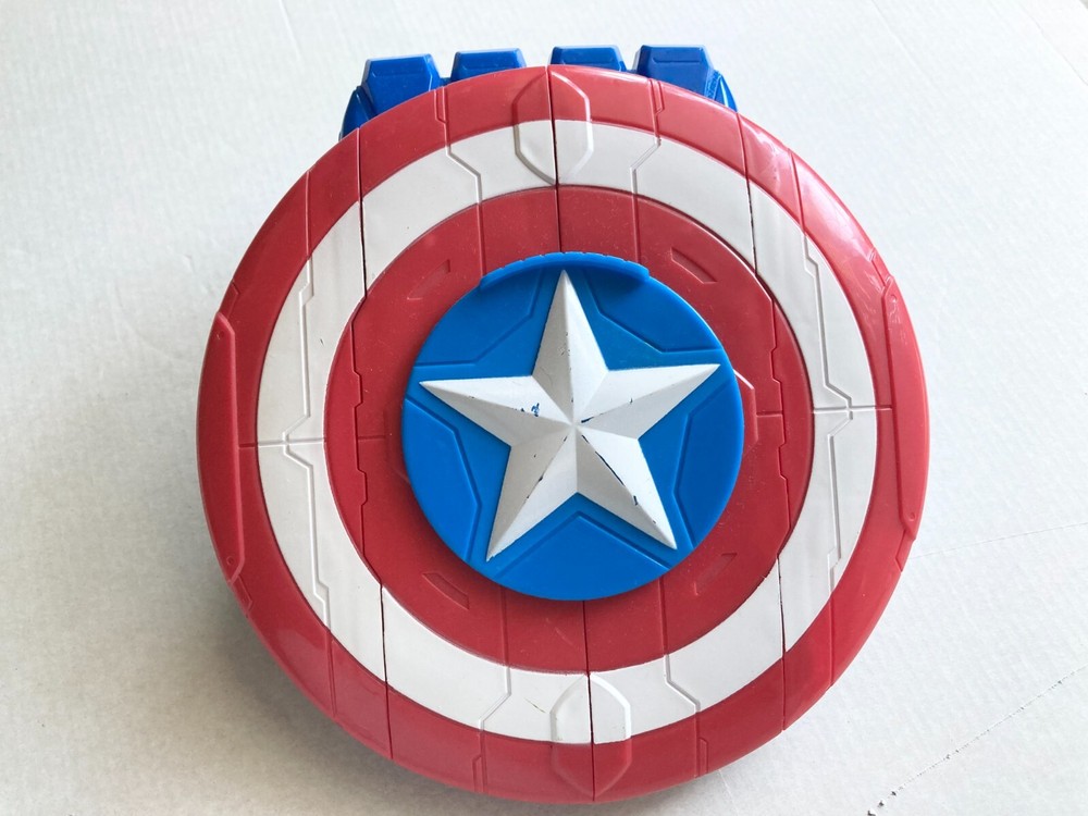 Nerf Marvel Captain America Shield Toy Gun with Darts for Kids 2021 Super Hero