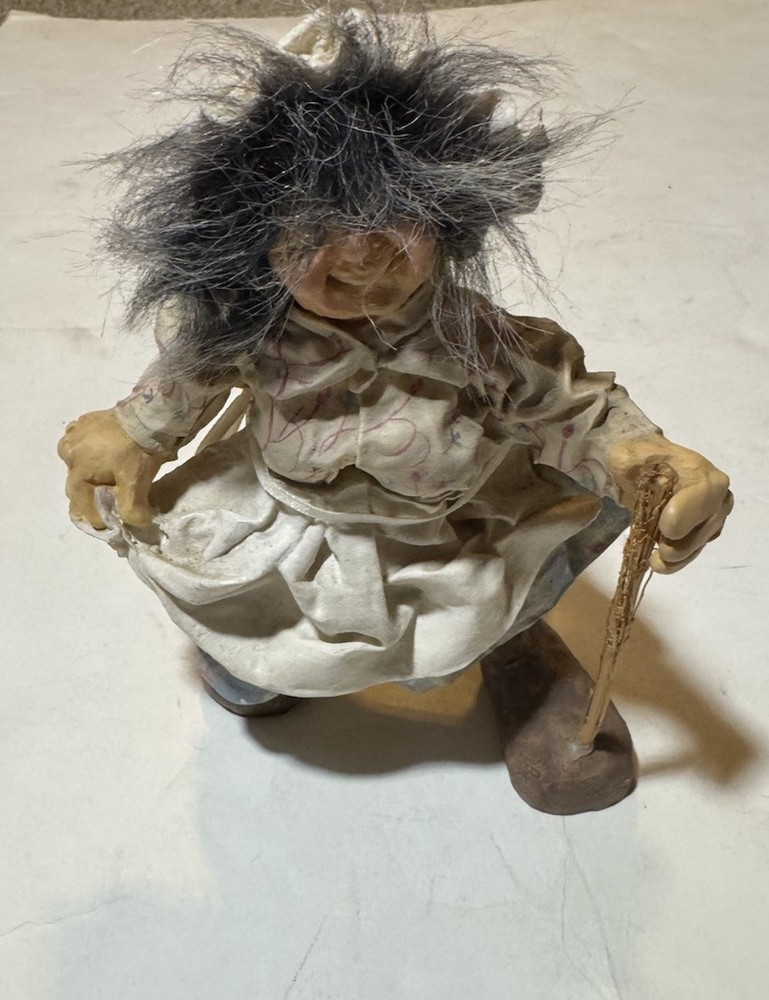Cast Art Industries 7-Inch Old Lady Figurine Collectible