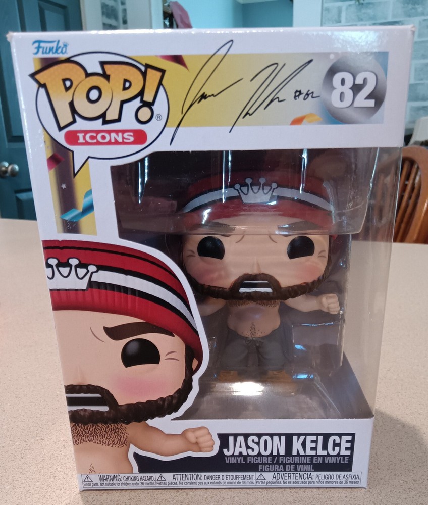 Funko Pop! Icons Jason Kelce Shirtless #82 w/Protector Sold Out- NRFB, FAST SHIP