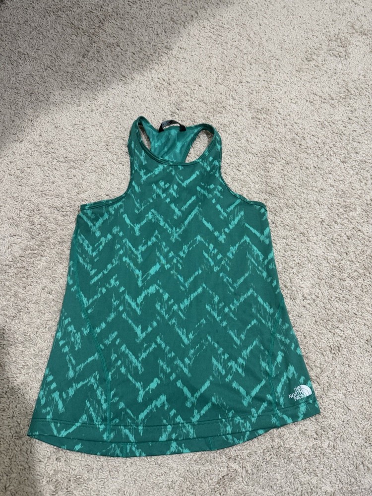North Face Womens Open Back Racerback Tank Active Shirt FlashDry Tech
