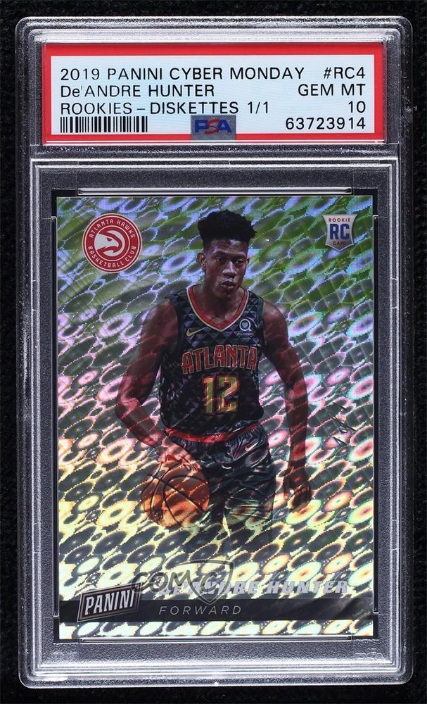 2019 Cyber Monday De'Andre Hunter PSA 10 GEM MT Rookie Diskette 1/1-image