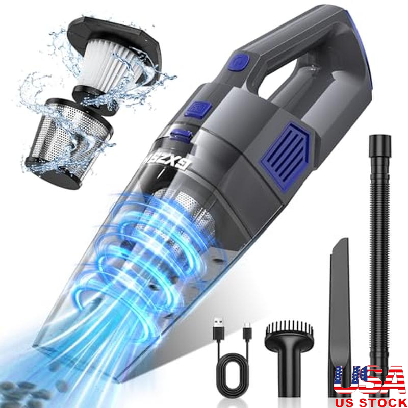 Handheld Vacuum Cordless Cleaning 15000PA Strong Suction Fast Charging Portable