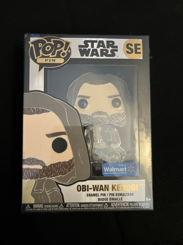 Funko Pop! Star Wars Obi-Wan Kenobi SE (Hooded) Enamel Pin Walmart Exclusive NEW