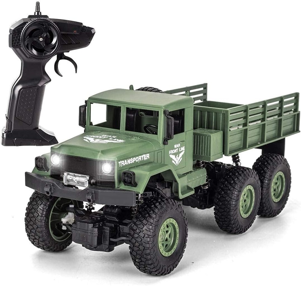 Simulation Design RC Military Truck - Safe & Fun Remote Control Car for Ages 3+