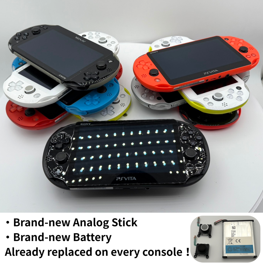 SONY PS Vita PCH-2000 Console Region Free -select Bundle- Color / Memory