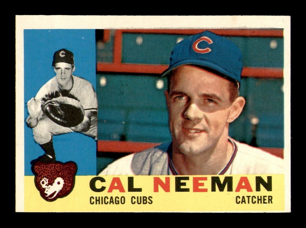 1960 Topps #337 Cal Neeman NM Baseball Card OBGcards