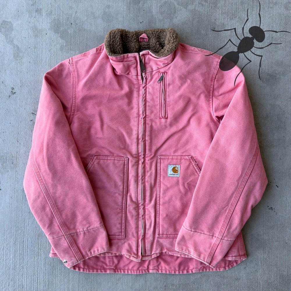 Carhartt WOMENS WJ022 SBT pink arctic work wear jacket